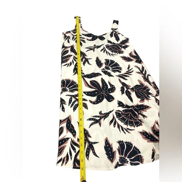 NWT NAF NAF Paris Tropical Hawaiian Floral Midi Dress LARGE MSRP$229 Vacation - Picture 10 of 12